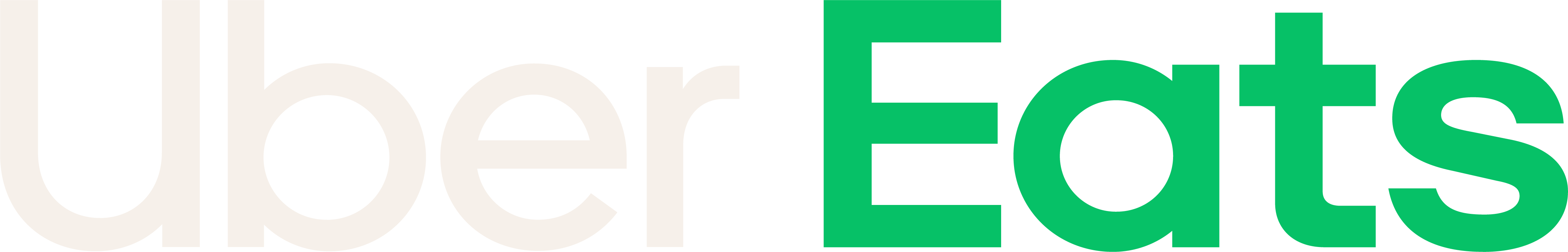 Uber Eats logo with 'Uber' in white and 'Eats' in green.